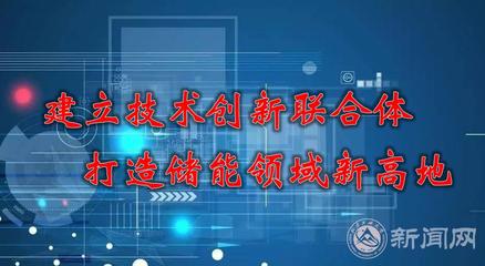 建立技术创新联合体，打造储能领域新高地 能源科学技术研究服务的路径与实践
